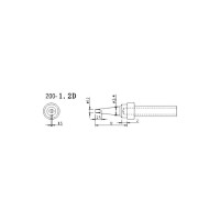 Насадка паяльная QUICK QSS200-T-1,2D