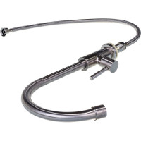 Водоразборный кран для кухни MELANA МОНО нержавеющая сталь, однорычажный, сатин 6113