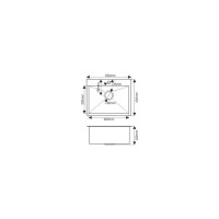 Мойка MELANA ProfLine 3.0/220, золото, врезная, прямоугольная D5343HG золото