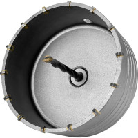 Коронка в сборе по бетону (125 мм; М22) Vertextools 222-0125