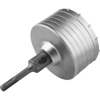Коронка в сборе по бетону (100 мм; М22) Vertextools 222-0100