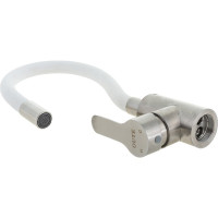 Кухонный смеситель OUTE с гибким изливом, белый T40193B
