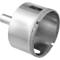 Коронка с центрирующим сверлом по стеклу и керамике (50х55 мм) Vertextools 336-50-55