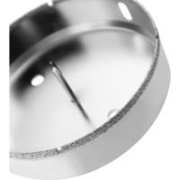 Коронка с центрирующим сверлом по стеклу и керамике (115х55 мм) Vertextools 336-115-55