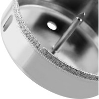 Коронка с центрирующим сверлом по стеклу и керамике (90х55 мм) Vertextools 336-90-55