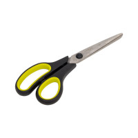 Офисные ножницы INFORMAT металл-желтый/черный прорезиненные вставки, эрогономичный, 195 мм SO1904