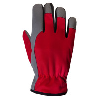 Рабочие трикотажные перчатки Jeta Safety из PU кожи, размер М/8, JLE621-8/M