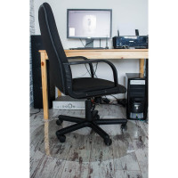 Защитный коврик под кресло BSL-office круглый, прозрачный, поликарбонат, гладкий 1010D10000
