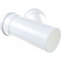 Тройник для бесшумной канализации ПОЛИТЭК из ПП, диаметр 110х110/45 градусов 200111145