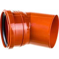 Отвод ПОЛИТЭК 110 мм, 45 градусов 200211045