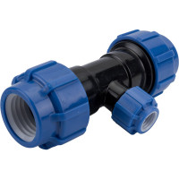 Переходной тройник Политэк 50х25х50 ТПК-АКВА 51502550