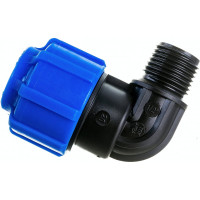 Отвод с наружной резьбой Политэк 20х1/2 ТПК-АКВА 50012012