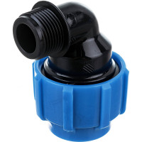 Отвод с наружной резьбой Политэк 40х1 ТПК-АКВА 50014001