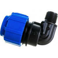 Отвод с наружной резьбой Политэк 25х1/2 ТПК-АКВА 50012512