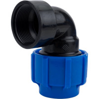 Отвод с внутренней резьбой Политэк 40х1 1/2 ТПК-АКВА 50024112