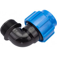 Отвод с наружной резьбой Политэк 40х1 1/2 ТПК-АКВА 50014112