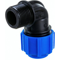 Отвод с наружной резьбой Политэк 20х3/4 ТПК-АКВА 50012034