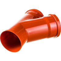 Тройник ПОЛИТЭК 110x110/45 градусов 200311045