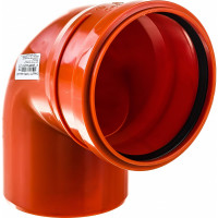 Отвод ПОЛИТЭК 110 мм, 87 градусов 200211087