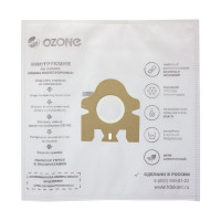 Мешки-пылесборники синтетические 12 шт + 2 микрофильтра для пылесоса Ozone XXL-49