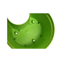 Цветочное кашпо на столб Протэкт 15х22 см, зеленый киви КЦ-15 ЗК