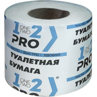 1-2-Pro Бумага туал. 1 сл. 38 м втор.сырье ТБВ1-38