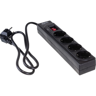 APC Essential SurgeArrest 4 outlets, 1 meter power cord, 230V Russia P43B-RS