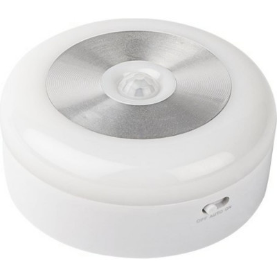 Jazzway Светильник светодиодный TS6-L1W-SENS 6SMD 0.8Вт 3500-4000К 60лм IP43 постоян. свечение с датчиком движения и освещенности 3хAAA (не входят в комплект) 5031692