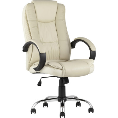 Стул Груп Кресло руководителя TopChairs Atlant, бежевое D-430 beige