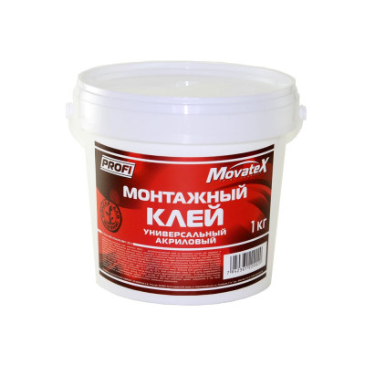 Монтажный акриловый клей Movatex PROFI Т25885