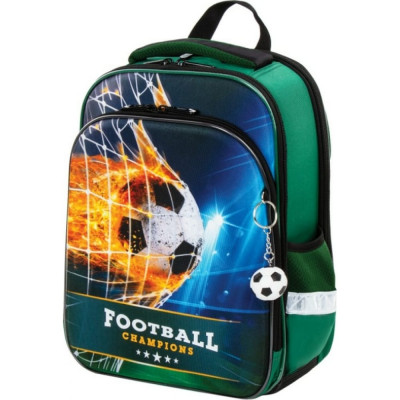 Ранец BRAUBERG QUADRO Fire football 229956