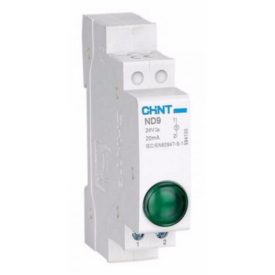 CHINT Индикатор ND9-2/gr  зеленый+красный , AC/DC230В LED   594138