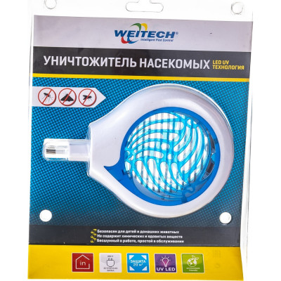 Weitech УНИЧТОЖИТЕЛЬ С НОЧНИКОМ | КОМАРЫ МОШКИ WK8203-RU