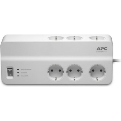 APC APC Сетевой фильтр Essential SurgeArrest 6 outlets 230V Russia PM6-RS
