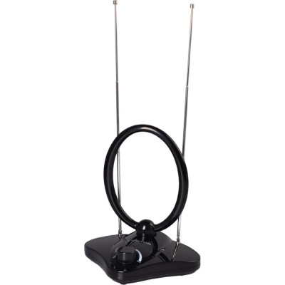 Комнатная активная TV антенна KROMAX FLAT-11 black 78962