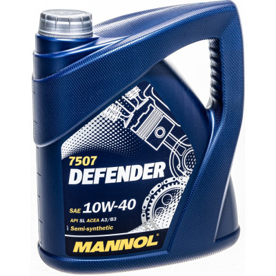 MANNOL DEFENDER 10W40 4 л. Полусинтетическое моторное масло 10W-40 1148