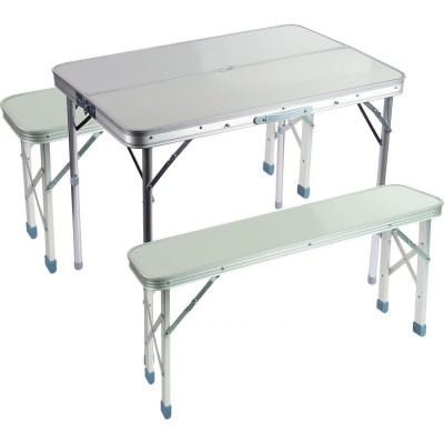 Maclay Набор мебели туристической стол 60x90x69 см, 2 скамейки 87x25x40 см 2747672
