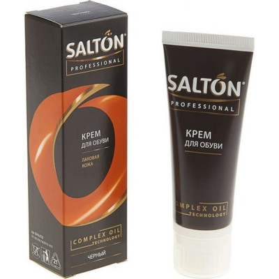 SALTON PROF Крем д/обуви из лаковой кожи в тубе 75 мл Черный 12 0046/018