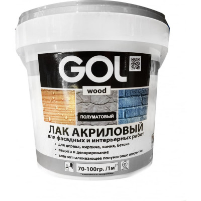 Морозостойкий акриловый лак по дереву Palizh GOL wood Wd-290-M 11606055