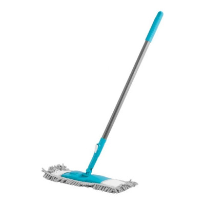 MILEY Швабра FLEXIBLE FLAT MOP с микрофиброй и гибкой телескопической ручкой 100-110