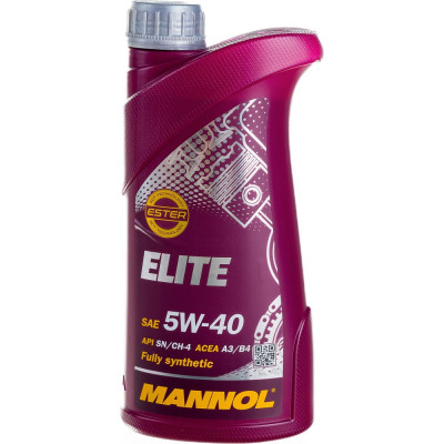 MANNOL ELITE 5W40 1 л. Синтетическое моторное масло 5W-40 1005