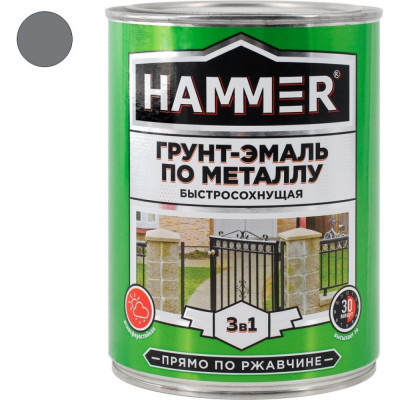 Грунт-эмаль по металлу Hammer ЭК000116552