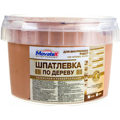 Movatex Шпаклевка по дереву каштан 0,4кг Т16163