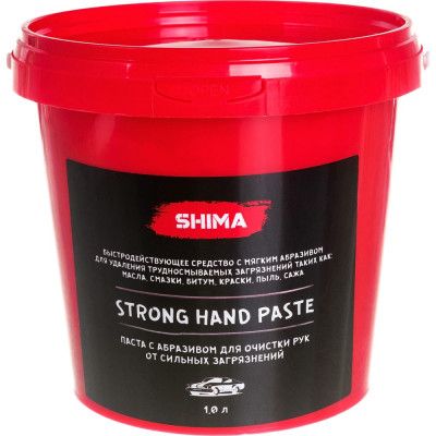 SHIMA DETAILER Паста с абразивом для очистки рук STRONG HAND PASTE 1 L 4603740920469