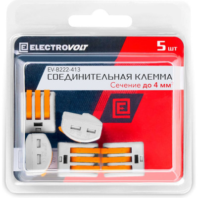 Универсальная трехпроводная клемма ELECTROVOLT 222-413 EV-B222-413_5