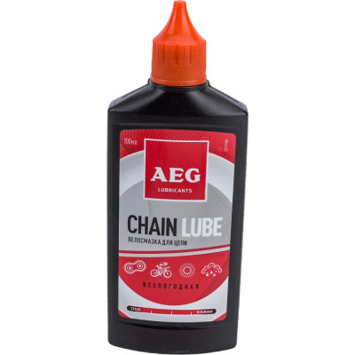 AEG Lubricants AEG Смазка для цепи всепогодная 100мл. Флакон 33179