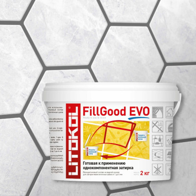 LITOKOL FillGood EVO F.125 GRIGIO CEMENTO готовый к применению полиуретановый состав для затирки 496300002