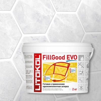 LITOKOL FillGood EVO F.100 BIANCO ASSOLUTO готовый к применению полиуретановый состав для затирки 496280002