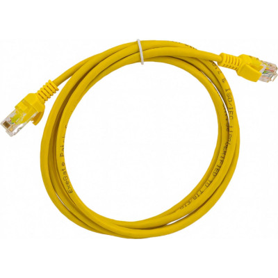 ExeGate Патч-корд UTP-RJ45-RJ45-5e-2M-YL, UTP, cat.5e, 2м, желтый 258674