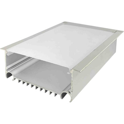 Apeyron Профиль алюм. для Led ленты, П-образный , враиваемый, серебро/08-29